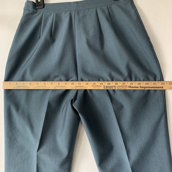 Kasper ASL 2 Piece Pants Suite 12 Short Sleeve Lined Office Career Corp Vintage - Picture 10 of 16